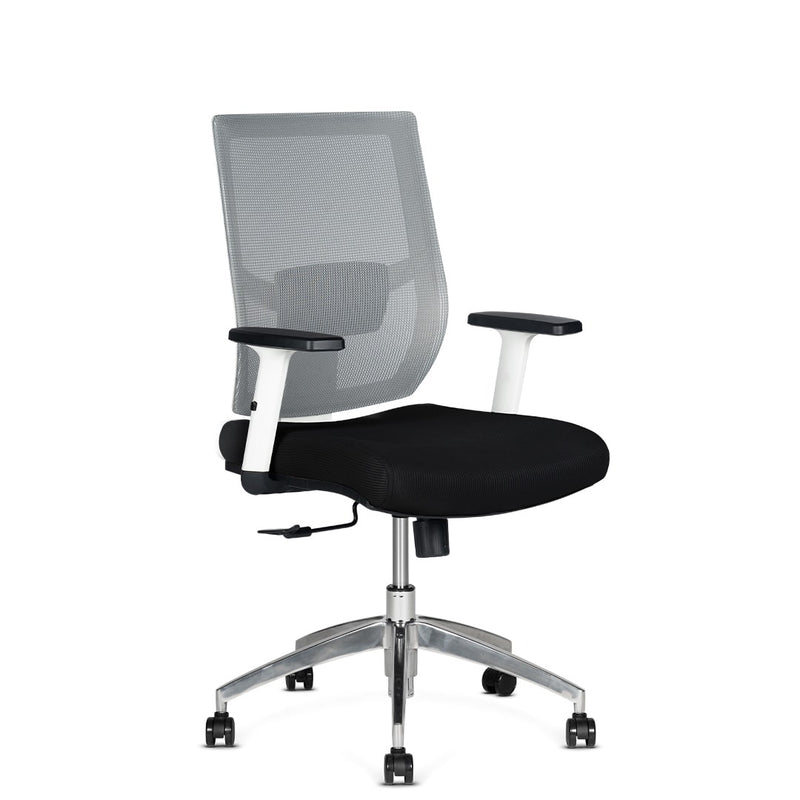 La silla de trabajo Delphi A18W, es una silla de oficina que combina elegancia y comodidad para aumentar tu productividad. Con su diseño sofisticado, te sentirás como en un estudio de arte mientras trabajas. Ajusta la altura y posición del asiento para una postura óptima.