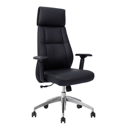 Silla de cuero Bellini 1 negra#color_black
