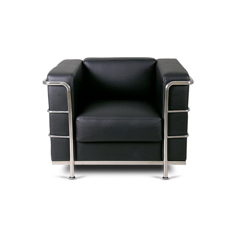 sofá de oficina  - sofá de cuero - sofá premium - cuero - eco cuero - sofá elegante - mueble de oficina